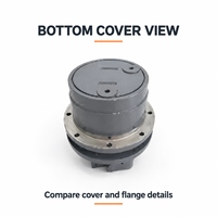 PHV-1B TM02EX WTM-02 Final Drive Travel Motor Assy 21W-60-22130 untuk Excavator Mini 0.8-2 Ton PC01 PC09