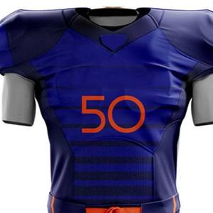 Uniforme de Fútbol Americano de Alta Calidad, Diseño Personalizado, Transpirable, de Manga Corta, Tendencia Principal - Product Image 5