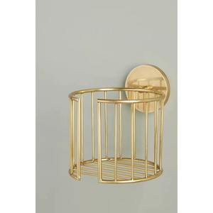 Soporte de papel higiénico de lujo de acero inoxidable con diseño antideslizante de construcción duradera que garantiza un montaje seguro y aflojamiento - Product Image 1