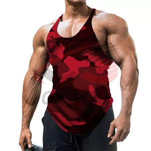 เสื้อกล้ามออกกำลังกายสีดำค้างคาวสำหรับผู้ชายเสื้อสายเดี่ยวผ้าฝ้ายคอกลมสำหรับออกกำลังกายในฤดูร้อน - Product Image 2