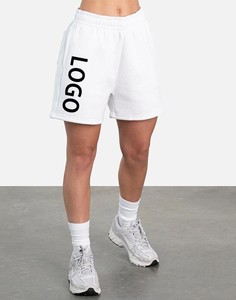 กางเกงขาสั้นเล่นยิมของผู้หญิงทำจากผ้าฝ้ายระบายอากาศได้ดีเหมาะสำหรับใส่เล่นฟิตเนสออกกำลังกาย - Product Image 4