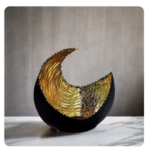 Home <b>Decor</b> Metal Cut-Out Design Candle <b>Jar</b> Votive Modern Style Candle Votive for Home Fragrance & Lighting <b>Decoration</b> - Product Image 3