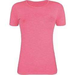 T-shirt uni à col rond et manches courtes pour femmes, grande taille, avec coupe personnalisée et qualité fiable à prix de gros abordable - Product Image 5
