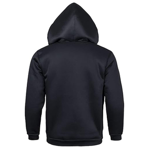 Sudadera con Capucha de 460 g/m², Estilo Desgastado con Parches, Logotipo Personalizado, Cálida para Invierno, 100% Algodón, Estilo Urbano, Teñido Digital, Resistente al Viento - Product Image 4