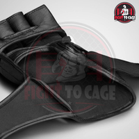 Dernier design, logo personnalisé imprimé, gants de boxe MMA pour adultes réutilisables de la plus haute qualité en cuir/microfibre avec fermeture auto-agrippante, personnalisables