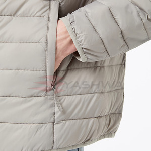 Chaqueta Acolchada de Lona para Hombre, Cómoda para Uso en Exteriores, Estilo Urbano, Personalizable, Ropa de Moda de Invierno, MOQ Bajo - Product Image 5