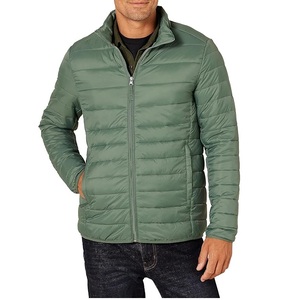 Chaqueta acolchada de alta calidad con cremallera de burbujas resistente al agua para mujer, chaqueta acolchada de nailon de Color sólido 100% - Product Image 4