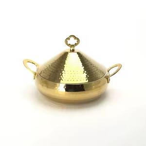 Tazones de Dátiles Árabes de Moda, Estilo de Medio Oriente, Recipientes para Khajoor con Soporte de Metal, Vajilla para el Hogar, Tazones de Chocolate Hechos a Mano - Product Image 3