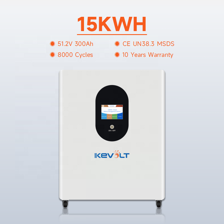 KEVOLT Deep Cycle Life 8000 300A Low Voltage Battery Lifepo4 15KWH