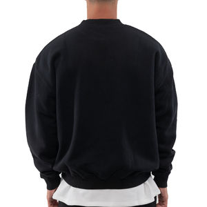 Sweat-shirt surdimensionné de luxe en molleton personnalisé, de haute qualité, en coton lourd, en molleton français, vintage, délavé à l'acide, avec fermeture éclair - Product Image 4