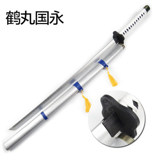 Spada Katana in Legno per Cosplay <span class=keywords><strong>Anime</strong></span> Giapponese <span class=keywords><strong>Samurai</strong></span> - Product Image 4