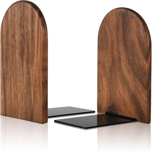 Letter Bookend <b>Book</b> Lovers Gift Bookend Wood Concrete Bookend Mid Century Modern <b>Books</b> Lovers Day Gift Danish Modern <b>Decor</b> - Product Image 5