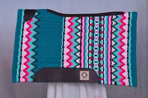 Almohadillas de sillín de contorno de caballo de lana de Nueva Zelanda 100% de alta calidad de fabricante directo 1/2 \ "fieltro de lana gris tamaño 34x42 - Product Image 4