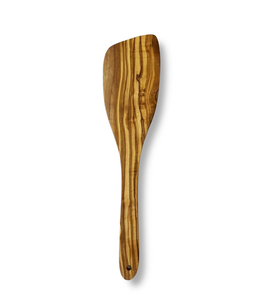 Spatule en bois d'olivier, outil de cuisine naturel, sans danger pour les aliments, écologique, marque InterCraft, design italien, pièce unique, 100 pièces MOQ, 25 cm - Product Image 3