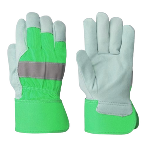 ถุงมือนิรภัยงานเชื่อมอุตสาหกรรมหนังวัวเกรด XL จากแคนาดา - Product Image 2