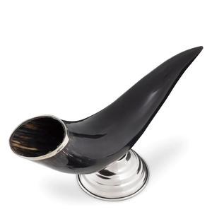 Tasse en corne indienne de vin Viking noir naturel de haute qualité Tendance dans les tasses à bière en corne de vache du pays européen - Product Image 5