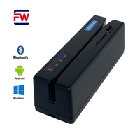 Pembaca Kartu Magnetik BT 3-track Mendukung Sistem Android dan Windows MSR909BT Blue Tooth