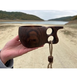 Best Quality Eco-Friendly Handmade Wooden <b>Cup</b> for Morning Beverages for Home Office or <b>Picnic</b> Available in Bulk Quantity - Product Image 1