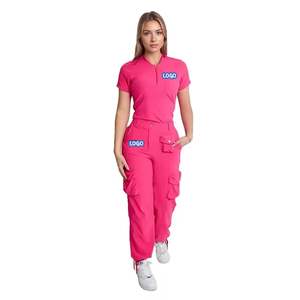 ชุดสครับทางการแพทย์สำหรับผู้หญิง |   วัสดุที่เบาและระบายอากาศได้ดี |   ชุดพยาบาลแพทย์คลินิก - Product Image 5
