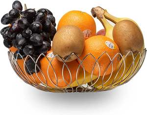 Cuenco de hierro de metal para frutas, soporte de mesa decorativo para restaurante, tazón de frutas, superventas - Product Image 2