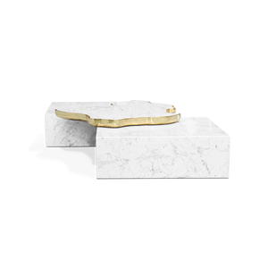 Handmade Marble Center <b>Table</b> Durable Contemporary and Traditional Farmhouse Classic Living Room Furniture for Entry Use - Product Image 5