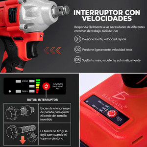 Atverce Cordless Brushless Impact Wrench <b>Kit</b> with Lithium Battery <b>Electric</b> Impact Wrench Power Source - Product Image 6