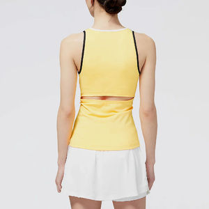 Vêtements de tennis pour femmes en gros, en élasthanne/polyester, col rond, sans manches, écologiques, respirants, évacuant l'humidité, de qualité supérieure - Product Image 2