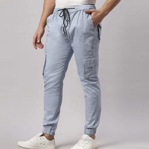 Pakistan Usine Vente Directe Top Arrivée Hommes Cargo Pantalon Nouveau Multi Poche Conception Plaine Couleur Unie Hommes Cargo Pantalon - Product Image 2