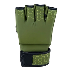 High Quality Half-finger breathable low price Oem Services Adult Heavy <b>Punching</b> Training MMA Gloves best Leather <b>Men</b> MMA Gloves - Product Image 2