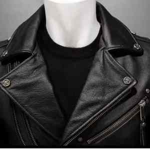 แจ็คเก็ตหนังวัวคุณภาพสูงขายดี ออกแบบเองได้ แจ็คเก็ตหนังลำลอง แฟชั่นฤดูหนาว - Product Image 6