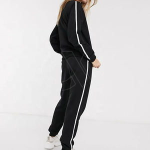 Chándales transpirables de alta calidad para mujer, chándales informales de algodón y poliéster para correr, venta al por mayor con logotipo personalizado - Product Image 6