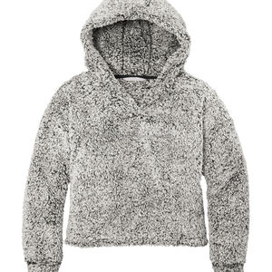 Sweat à capuche gris décontracté pour femmes 100% coton imperméable respirant anti-boulochage - Product Image 6