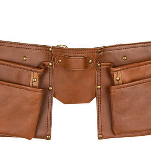Cinturón de herramientas de cuero de vaca resistente de alta calidad, venta al por mayor, fábrica paquistaní hecha con personalización OEM ODM para almacenamiento de herramientas - Product Image 3