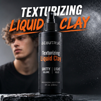Spray Coiffant Liquide Effet Argile OEM – Produit Texturisant en Gros pour Hommes – Fini Mat Naturel, Volume et Tenue Légère