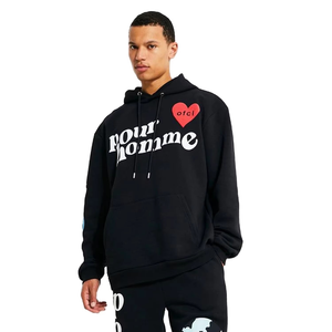 Sweat à capuche homme lourd de haute qualité avec fermeture éclair logo personnalisé hiver automne mode sweat - Product Image 5