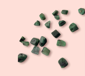 Natural Emerald Stone Rough Emerald <b>Crystal</b> Uncut Beads Rough Beading Gemstone DIY Jewellery - Product Image 3