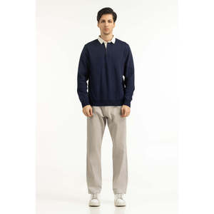 Sweat-shirt tricoté coupe classique, pull décontracté, doux et respirant, manches longues, logo personnalisé, OEM ODM, vêtements à marque privée - Product Image 6