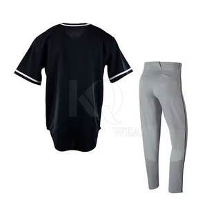 Tenues de sport, ensembles d'uniformes de baseball, respirants, 100% polyester, design personnalisable, haute qualité, en vente - Product Image 2