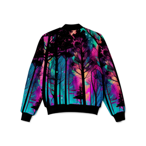 Blouson bombardier d'hiver pour hommes avec fermeture à glissière imprimée par sublimation blousons de baseball pour l'extérieur vente en gros - Product Image 6