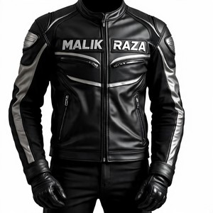 Proveedor de oro verificado | Chaqueta de motocicleta de cuero de vaca personalizada | MOQ bajo por Malik Raza - Product Image 4