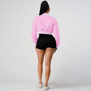 Chaqueta de Cuero Genuino para Mujer, Logotipo Personalizado OEM, Cuero Real de Cordero y Vacuno, Moda Motociclista, Fabricante Mayorista - Product Image 3