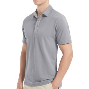 New Arrivals Wholesale High Quality Blank <b>Stretch</b> Breathable <b>Shirts</b> Short Sleeve Polo <b>Shirts</b> for <b>Men</b> with custom color 2026 - Product Image 1