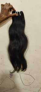 Vendedores de cabello crudo virgen Cutícula alineada Cabello humano natural Visón Cabello indio crudo Paquetes ondulados y rectos naturales - Product Image 2