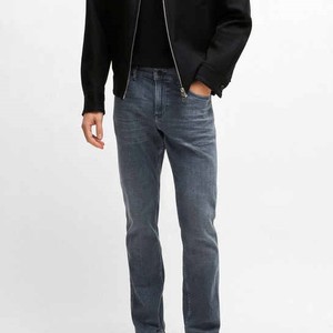 Pantalones vaqueros para hombre recién llegados de la mejor calidad, pantalones vaqueros ajustados para fitness, servicio OEM, pantalones vaqueros para hombre de mejor diseño hechos en venta al por mayor personalizados - Product Image 4