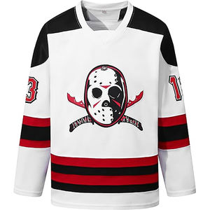 Maillot de hockey sur glace en polyester de haute qualité respirant léger Sports d'équipe porte un style décontracté pour les jeunes - Product Image 6