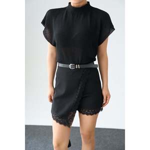 <b>Black</b> <b>Lace</b> Short Skirt - Product Image 2