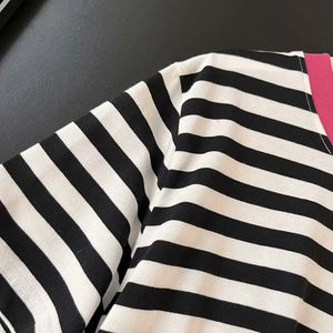 Camisetas de pana de manga corta con cuello alto y corte ajustado para mujer, con logotipo personalizado e impresión, ecológicas y antiarrugas - Product Image 6