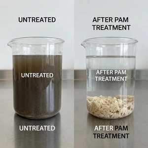 Poliacrilamida (<span class=keywords><strong>PAM</strong></span>) Floculante Eficaz para el Tratamiento de Aguas Residuales Municipales - Product Image 2