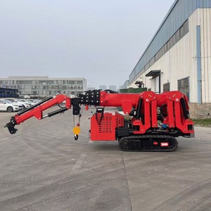 Mini-grue araignée 1-20 tonnes, diesel, double alimentation, flèche de 3m-15m, hauteur de levage de 16m, flèche télescopique, télécommande, indicateur de charge sécurisé - Product Image 6