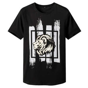 T-shirt personnalisé tendance en coton 100% léger à manches courtes pour homme, impression sérigraphique DTF/DTG, nouvelle mode - Product Image 2